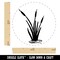Cattails in Water Rubber Stamp for Stamping Crafting Planners